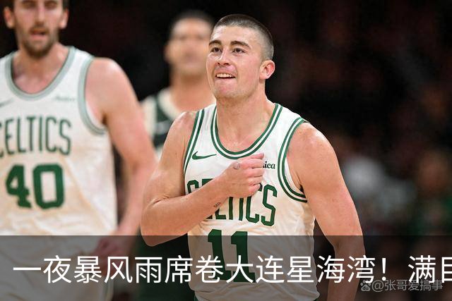 一夜暴风雨席卷大连星海湾！满目狼藉尽显自然威力人类当敬畏大海